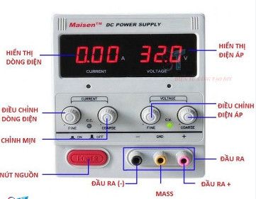 Máy cấp nguồn đa năng DC 30V 10A Maisheng MS-3010D chuyên dụng