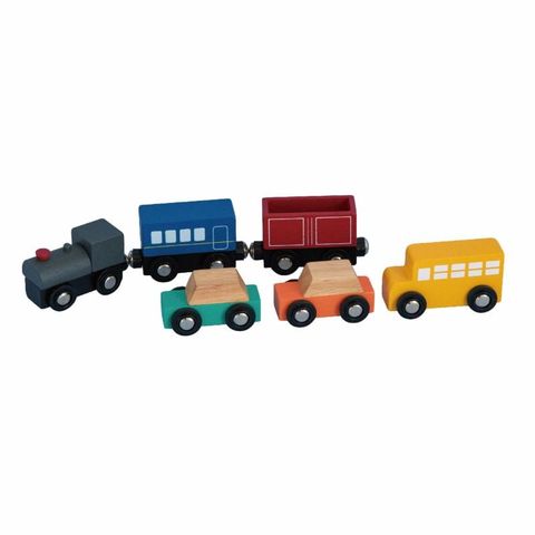 Train and Automobiles Set