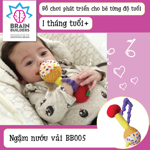 Gặm Nướu Siêu Nhẹ Giúp Phát Triển Thị Giác từ PEOPLE Nhật Bản – Chăm Sóc Bé Từ Tháng Đầu Đời BB085