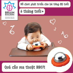 Đồ chơi dành bé 6 tháng tuổi - Kiểu xúc xắc gương cầu kích thích trí tò mò từ PEOPLE Nhật Bản TB071