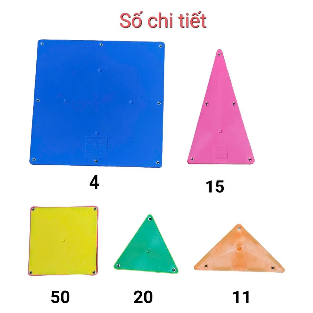 Đồ chơi xếp hình nam châm PEOPLE Nhật Bản - Bộ cơ bản 100 chi tiết PGS100