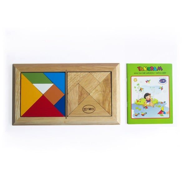 Tangram, đôi ( có sách hướng dẫn ) Winwintoys 61172