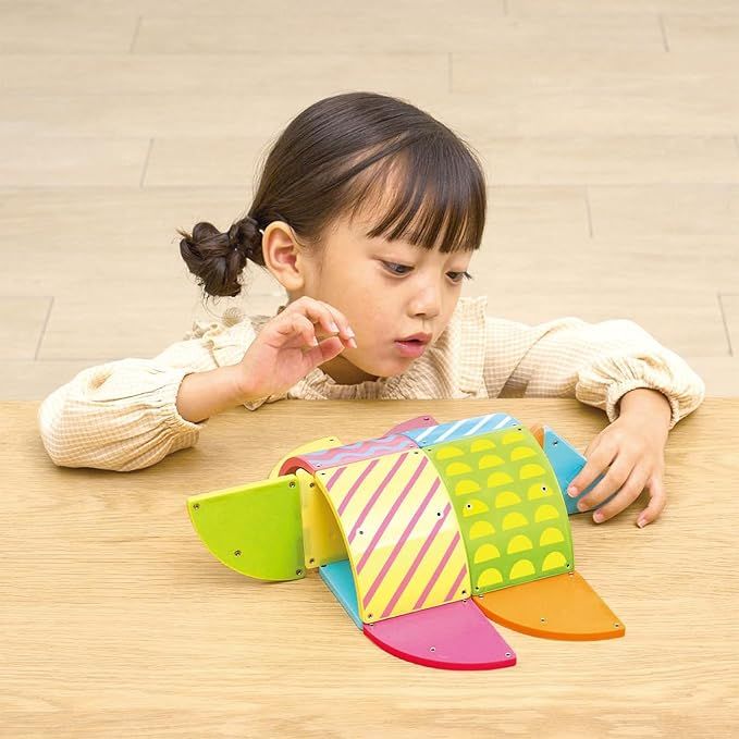 Đồ chơi xếp hình nam châm PEOPLE Nhật Bản - Bộ lâu đài 40 chi tiết ‎PGS150
