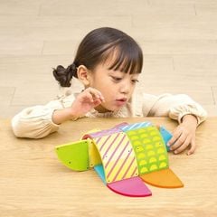 Đồ chơi xếp hình nam châm PEOPLE Nhật Bản - Bộ lâu đài 40 chi tiết ‎PGS150