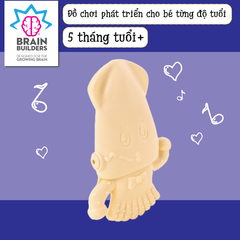 Đồ chơi cho bé 5 tháng tuổi - Gặm nướu bóp chút chít từ PEOPLE Nhật Bản TB041