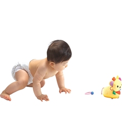 Đồ chơi trẻ sơ sinh 8 tháng tuổi - Kích thích bé tập bò từ People Nhật Bản BB125
