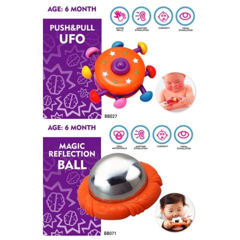 Combo Đồ Chơi Dành Cho Bé 6 Tháng Tuổi - People Nhật Bản