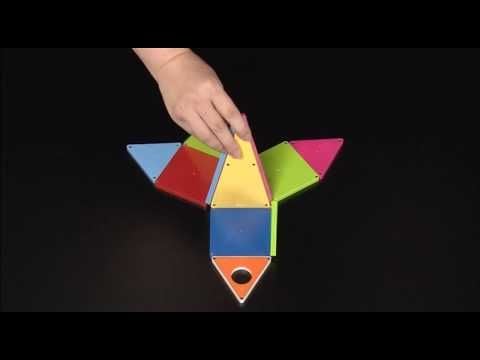 Đồ chơi xếp hình nam châm PEOPLE Nhật Bản - Bộ cơ bản 100 chi tiết PGS100