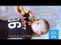 Đồ Chơi Cho Bé 4 Tháng Tuổi - Vòng Gặm Nướu Mềm 9in1 từ PEOPLE Nhật Bản TB078