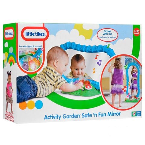 Đồ chơi bé sơ sinh 6 tháng tuổi | Gương soi & âm thanh kích thích trí tò mò Little Tikes LT-632068M
