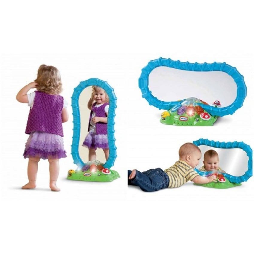Đồ chơi bé sơ sinh 6 tháng tuổi | Gương soi & âm thanh kích thích trí tò mò Little Tikes LT-632068M