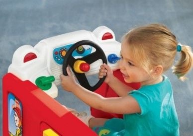 Bộ cầu tuột mini mô hình cứu hỏa Little Tikes LT-173776E3