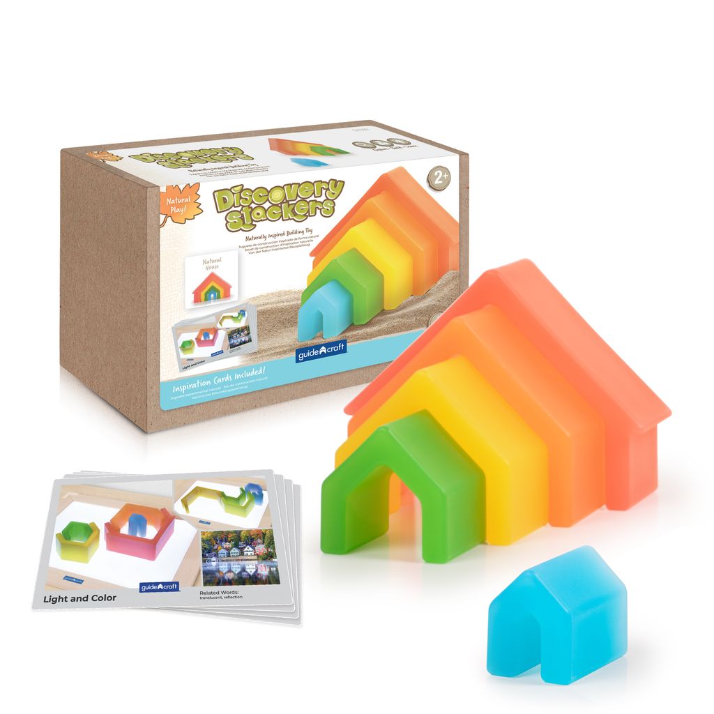 G7502 Guidecraft Discovery Stackers - Rainbow House