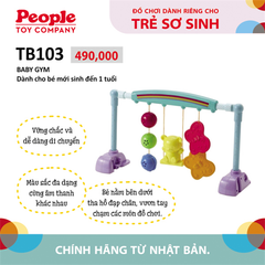 Bộ đồ chơi cho bé sơ sinh từ Nhật Bản - Kệ treo nôi Baby Gym PEOPLE TB103