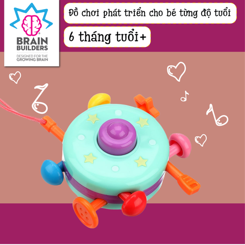 Đồ chơi cho bé 6 tháng – Phát triển vận động tinh – People Nhật Bản TB027