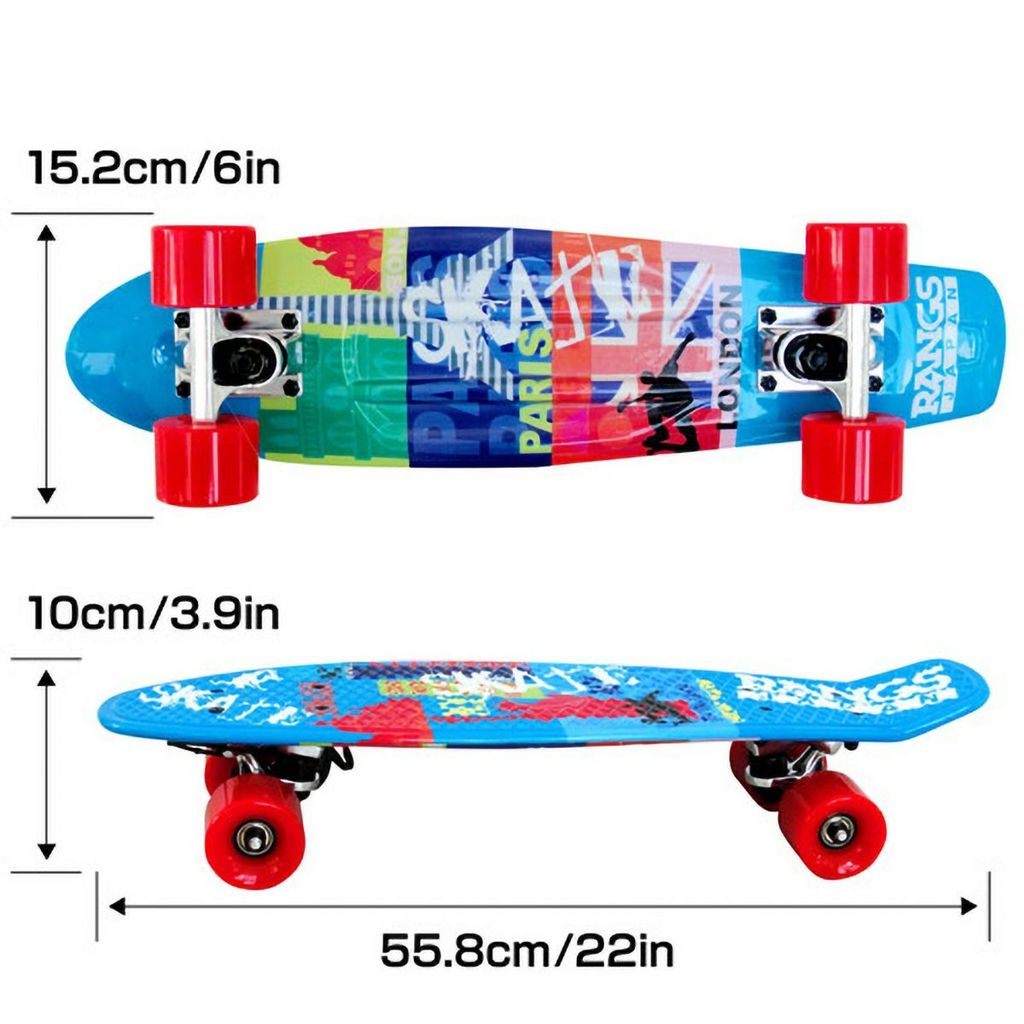 Ván trượt Skateboard Nhật Bản Cruiser Mini RANGS JAPAN 4936560106486