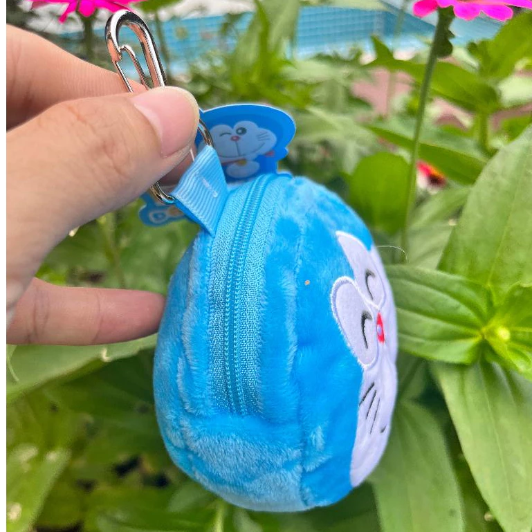 Ví Doraemon Nhồi Bông Chính Hãng – Mẫu Dễ Thương, Cầm Tay Tiện Dụng
