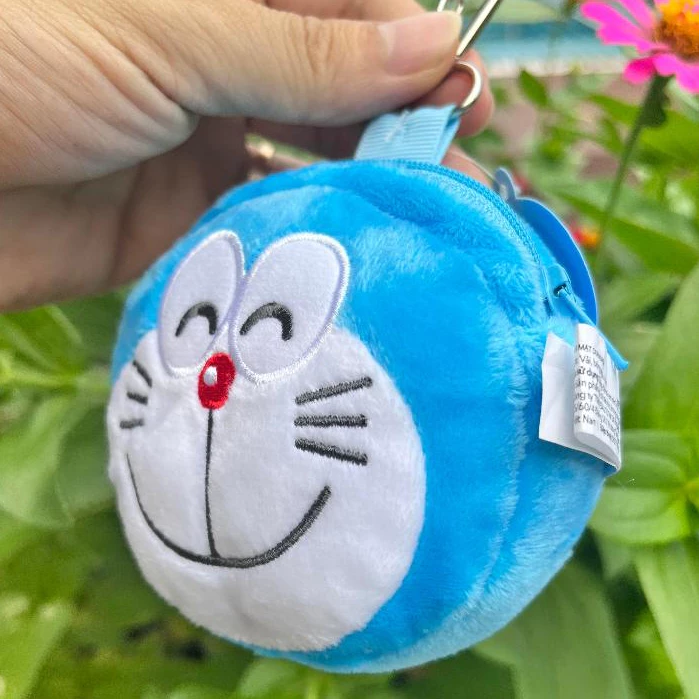 Ví Doraemon Nhồi Bông Chính Hãng – Mẫu Dễ Thương, Cầm Tay Tiện Dụng