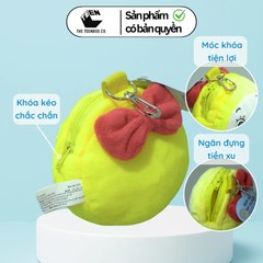 Bóp Mini Hình Mặt Dorami – Chính Hãng, Siêu Cute, Gắn Balo Cực Xinh