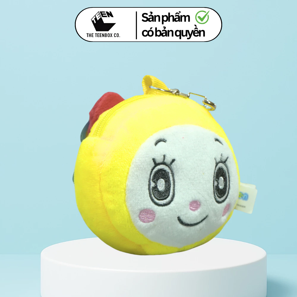 Bóp Mini Hình Mặt Dorami – Chính Hãng, Siêu Cute, Gắn Balo Cực Xinh