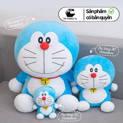 Gấu Bông Doraemon Dễ Thương – Hàng Chính Hãng, Mềm Mại Ôm Thích Mê