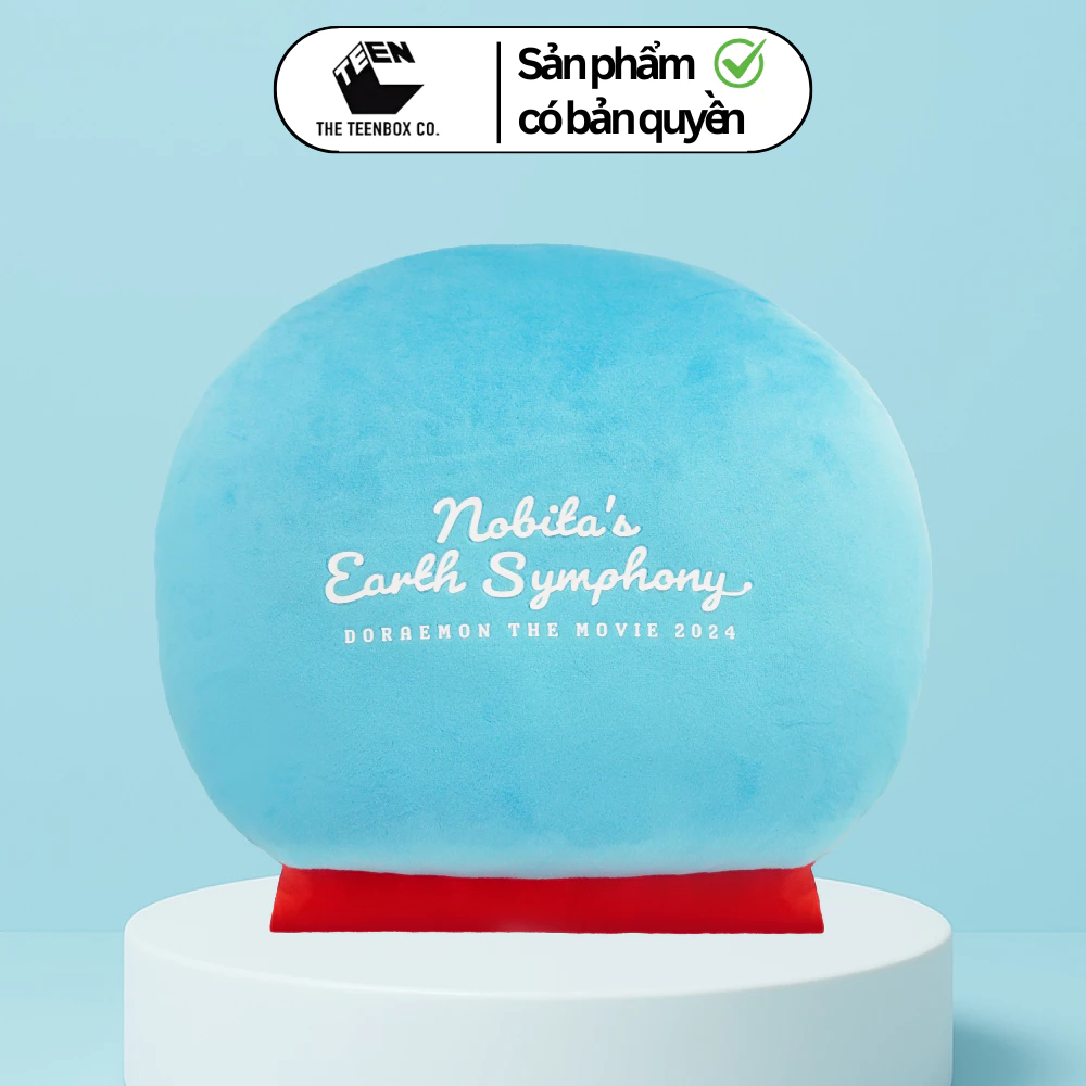 Gối Ôm Doraemon Nơ Đỏ Xinh Xắn – Hàng Chính Hãng, Chất Lượng Cao