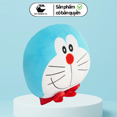 Gối Ôm Doraemon Nơ Đỏ Xinh Xắn – Hàng Chính Hãng, Chất Lượng Cao