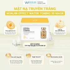 Mặt nạ dưỡng trắng da Wonjin effect water toning mask - hũ 30miếng