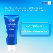 Sữa Rửa Mặt Hada Labo 80g Perfect White T.X.A Cleanser