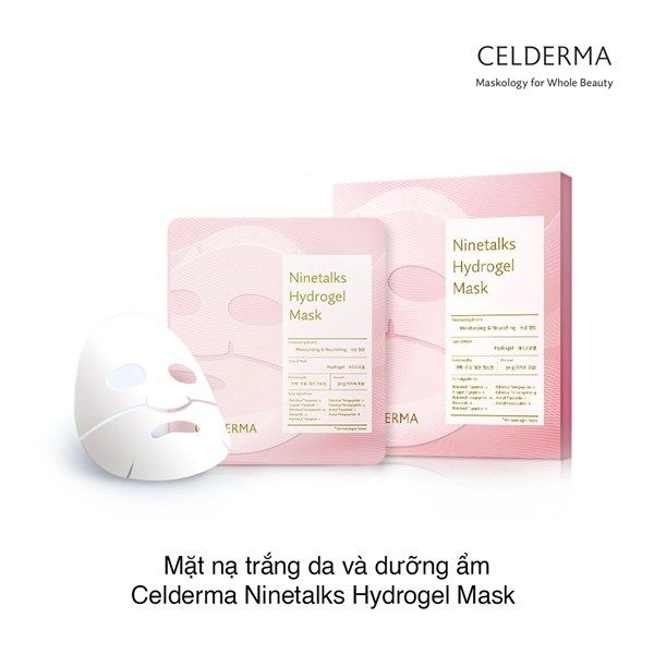 Mặt nạ Celderma ninetalks hydrogel mask căng bóng dưỡng trắng
