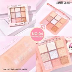 Phấn mắt SIVANNA Nong Meow tiny cute eyepallate #04