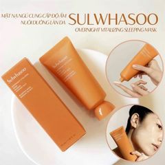 Mặt nạ ngủ Sulwhasoo sáng da và ẩm mịn overnight revitalizing 35ml minisize fullbox