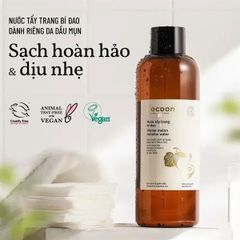 nước tẩy trang bí đao COCOON da dầu mụn , nhạy cảm 500ml