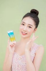 Kem chống nắng nâng tông Skin Aqua spf50+ pa++++ 80g cho da mụn [hàng nội địa nhật ]