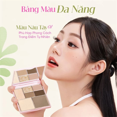 Bảng phấn Mắt Colorkey Embrace Nature 15g - #01 Earthy Brown