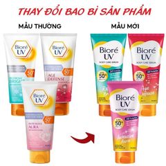 Dưỡng thể chống nắng Bioré UV body care cream spf50+pa+++ 150ml #intensive aura