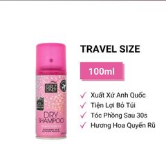 Dầu Gội Khô Girlz Only dry shampoo 100ml #hồng