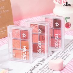 ￼Bảng phấn mắt và má hồng ODBO Eye Blush CRUSH #01