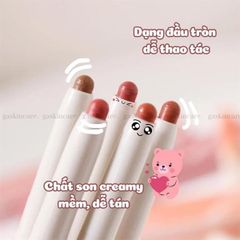 Chì kẻ viền môi nhung lì Romand lip matte pencil #03 cam nâu nude