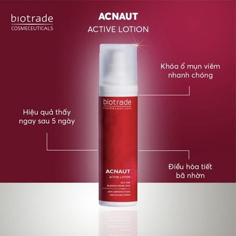 Dung dịch chấm mụn viêm Biotrade Acnaut Active Lotion 10ml