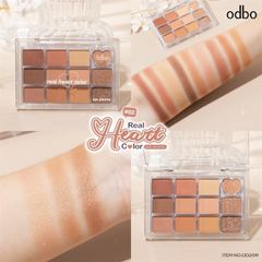 Phấn mắt má odbo real heart color 12ô #02