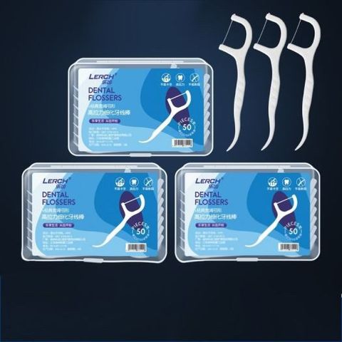 Tăm Chỉ Nha Khoa Lerch Sợi Chỉ Mảnh Hộp 50 Chiếc