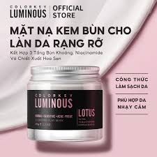 Mặt Nạ Bùn COLORKEY LUMINOUS Green Tea Purifying Da khô nhạy cảm