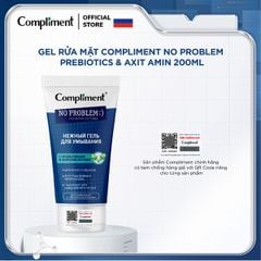 Sữa rửa mặt Compliment No Problem bio-active complex cho da nhạy cảm 200ml