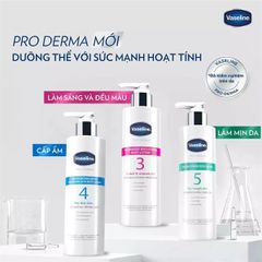 duỡng thể Vaseline Pro Derma 4 Hyaluronic Acid 250ml