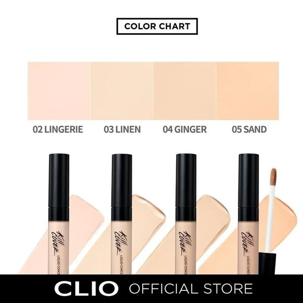 Kem Che Khuyết Điểm Clio Kill Cover Liquid Concealer