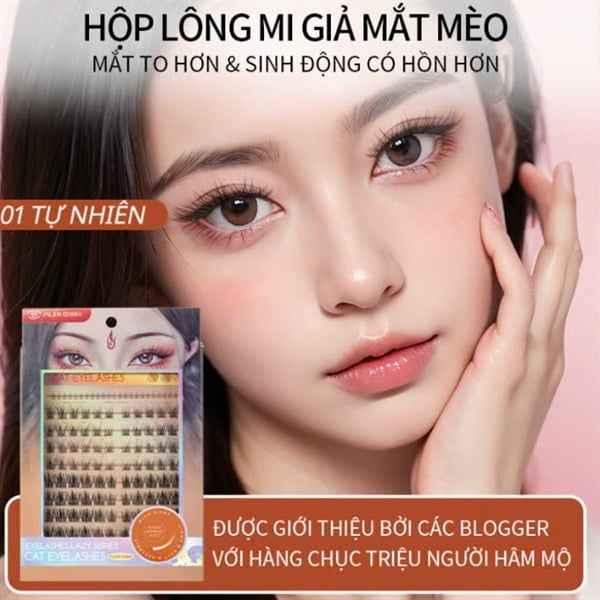 Mi giả sợi mlen 48 mi mắt mèo nhỏ