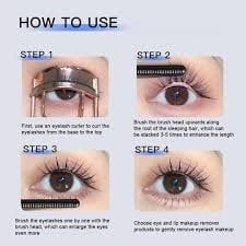 Mascara đầu chuốt kim loại JUDY DOLL Slim Iron uốn cong mi, chống nhòe #02 nâu