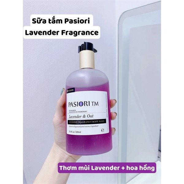 Sữa tắm Nước hoa Pasiori trắng da mềm mịn 500ml[chuẩn cty]