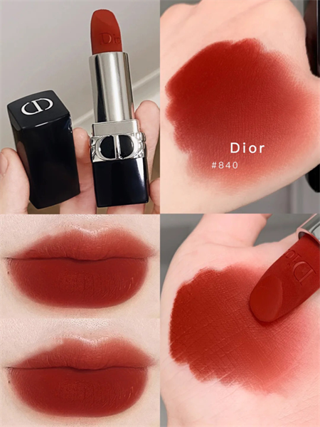 Son thỏi lì Dior Rouge 840 Matte - Rayonnante màu cam gạch